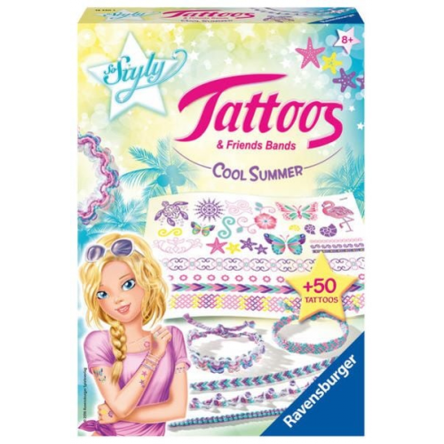 Ravensburger 18320 - Tattoos und Friends Bands, Cool Summer, bunt