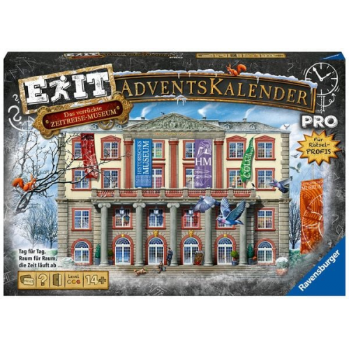 Ravensburger - EXIT Adventskalender pro - Das verrückte Zeitreisemuseum