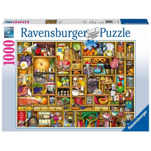 Puzzle Ravensburger Kurioses Küchenregal 1000 Teile