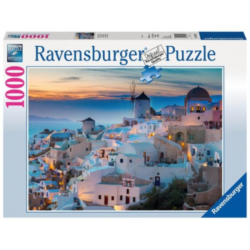 Puzzle Ravensburger Abend über Santorini 1000 Teile