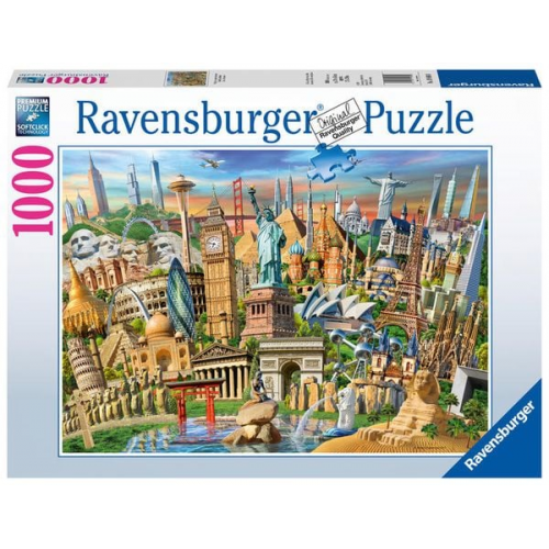 Puzzle Ravensburger Sehenswürdigkeiten weltweit 1000 Teile