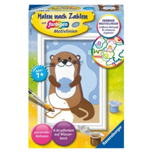 Ravensburger - Malen nach Zahlen - Fröhlicher Otter