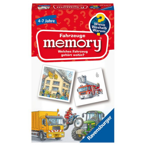 Ravensburger - Wieso? Weshalb? Warum? Fahrzeuge memory