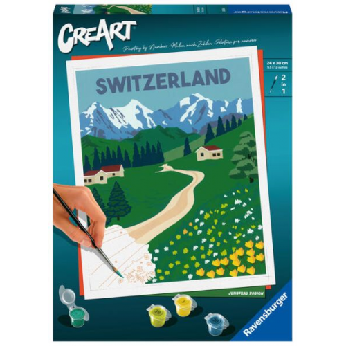 Ravensburger - Malen nach Zahlen - CreArt - Jungfrau Region