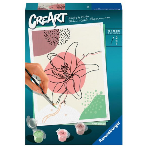 Ravensburger - Malen nach Zahlen - Floral Line Art