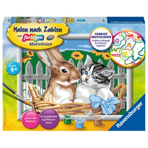 Ravensburger - Malen nach Zahlen - Putzige Freunde