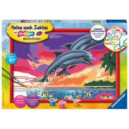 Ravensburger - Malen nach Zahlen - Welt der Delfine