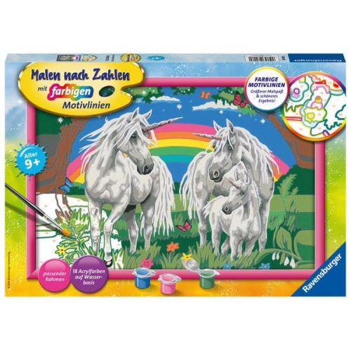 Ravensburger - Malen nach Zahlen - Fabelhafte Einhornwelt