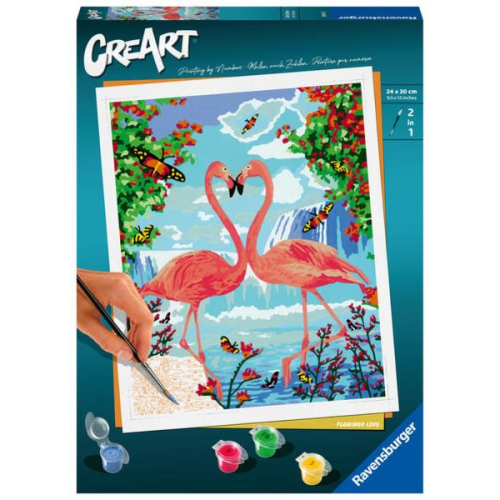 Ravensburger - Malen nach Zahlen - Flamingo Love