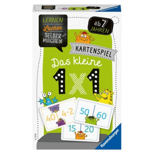 Ravensburger - Lernen Lachen Selbermachen: Kartenspiel Das kleine 1 x 1