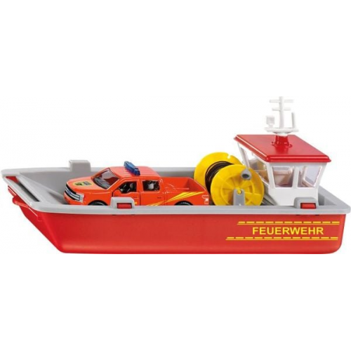 SIKU Super - Feuerwehr Arbeitsboot