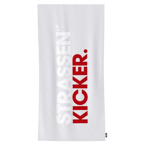 Herding STRASSENKICKER Velours Badetuch Grau 75x150cm