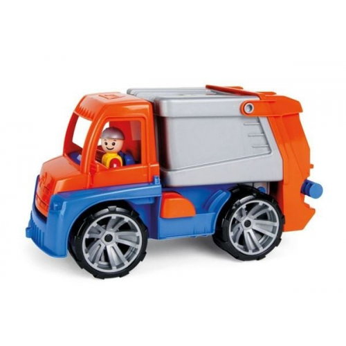 LENA® 04416EC - Truxx, Müllwagen mit Spielfigur, mehrfarbig, Länge 30 cm