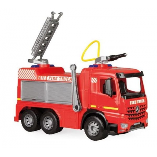 LENA® 02158EC - Giga Trucks, Aufsitz-Feuerwehr Arocs, Länge 66 cm