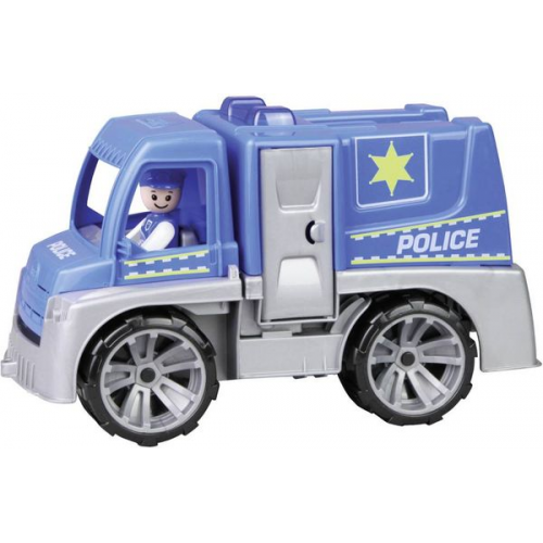 LENA® 04455EC - Truxx, Polizei mit Zubehör und Spielfigur, L/B/H 29x15x17 cm