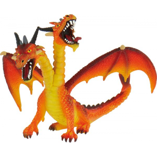 Drache mit 2 Köpfen, orange