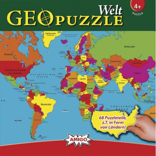 Amigo Spiele - GeoPuzzle Welt