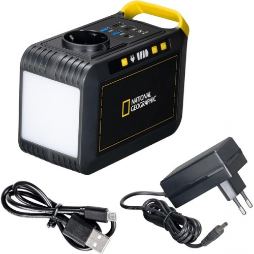 National Geographic 9060100 - Mobile Power Station mit USB, AC und DC Anschlüssen