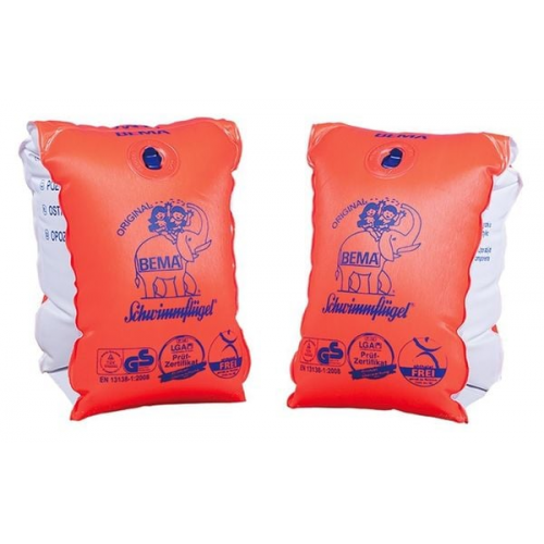 BEMA® 18001 - Original Schwimmflügel, orange, Größe 1, 30-60 kg, 6-12 Jahren