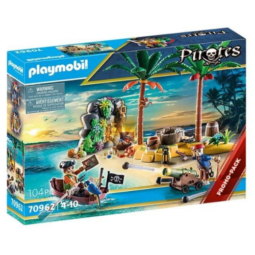 PLAYMOBIL® Pirates 70962 Piratenschatzinsel mit Skelett