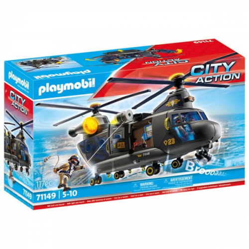 PLAYMOBIL 71149 - Action Heroes - SWAT-Rettungshelikopter