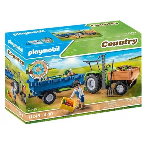 PLAYMOBIL® Country 71249 Traktor mit Hänger