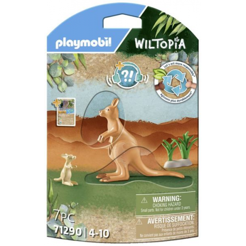 PLAYMOBIL 71290 - Wiltopia - Känguru mit Jungtier