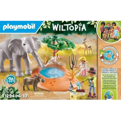 PLAYMOBIL 71294 - Wiltopia - Spritztour zum Wasserloch