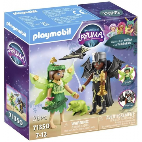 PLAYMOBIL 71350 - Ayuma - Forest Fairy & Bat Fairy mit Seelentieren