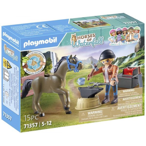 PLAYMOBIL 71357 - Horses of Waterfall - Hufschmied Ben & Achilles