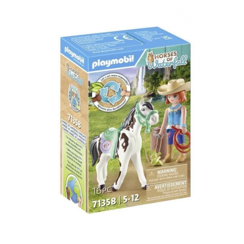 PLAYMOBIL 71358 - Horses of Waterfall - Ellie & Sawdust mit Westernübung