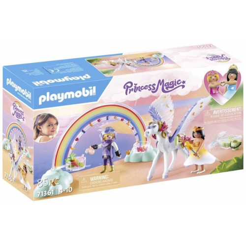 PLAYMOBIL 71361 - Princess Magic - Himmlischer Pegasus mit Regenbogen