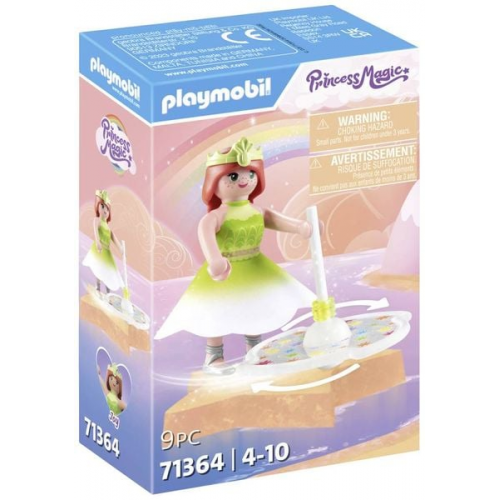 PLAYMOBIL 71364 - Princess Magic - Himmlischer Regenbogenkreisel mit Prinzessin