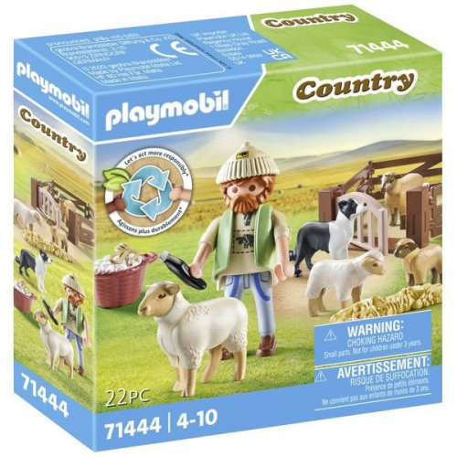 PLAYMOBIL 71444 - Country - Junger Schäfer mit Schafen