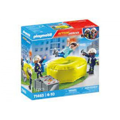 PLAYMOBIL 71465 - Action Heroes - Feuerwehrleute mit Luftkissen