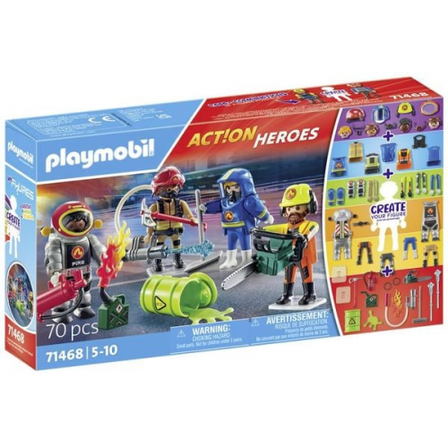 PLAYMOBIL 71468 - Action Heroes - My Figures: Feuerwehr