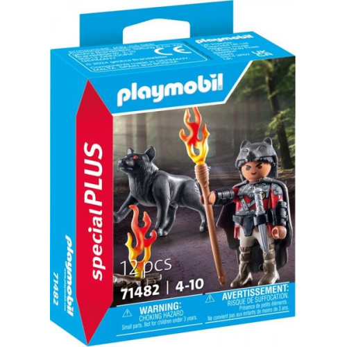 PLAYMOBIL 71482 Krieger mit Wolf