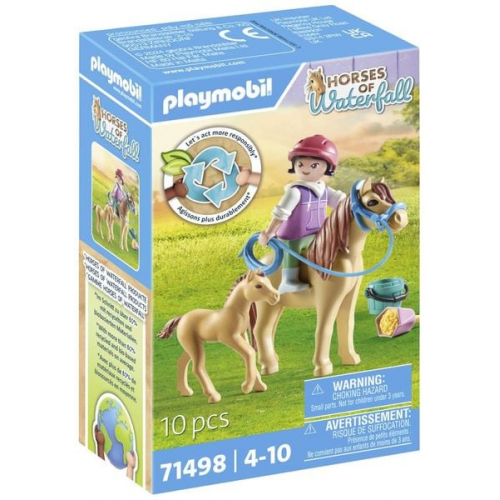 PLAYMOBIL 71498 - Horses of Waterfall - Kind mit Pony und Fohlen