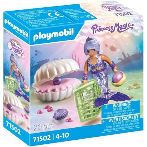 PLAYMOBIL 71502 - Princess Magic - Meerjungfrau mit Perlmuschel