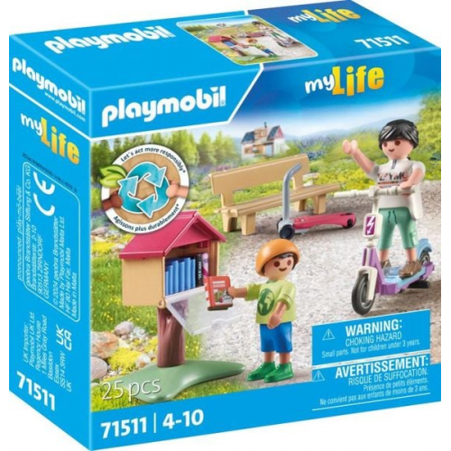 PLAYMOBIL 71511 - My Life - Büchertausch für Leseratten