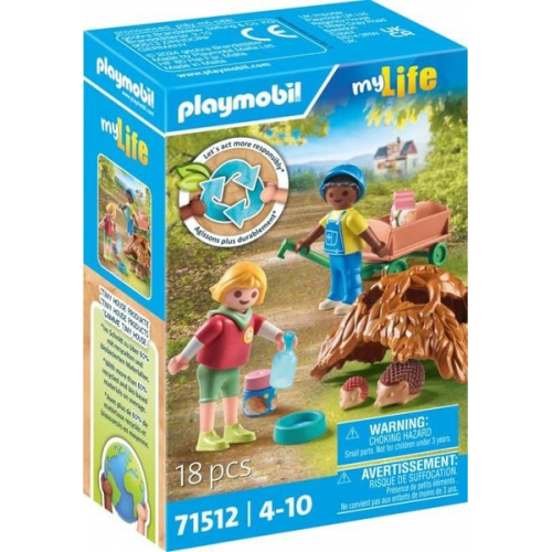 PLAYMOBIL 71512 - My Life - Pflege der Igelfamilie