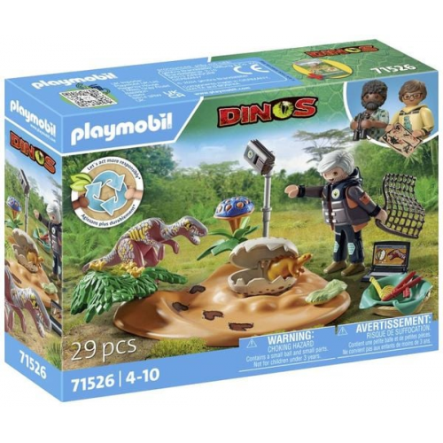 PLAYMOBIL 71526 - Dinos - Stegosaurus-Nest mit Eierdieb