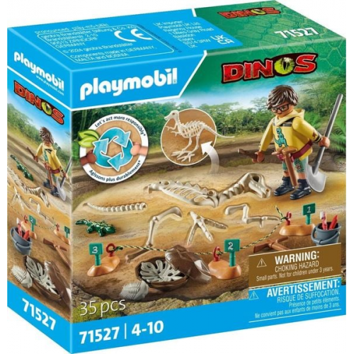 PLAYMOBIL 71527 - Dinos - Ausgrabungsstätte mit Dino-Skelett