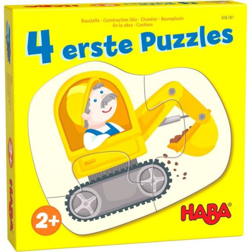 HABA - 4 erste Puzzles - Baustelle