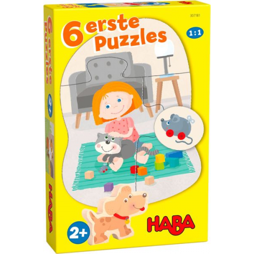 HABA - 6 erste Puzzles - Haustiere