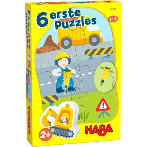 HABA - 6 erste Puzzles - Baustelle