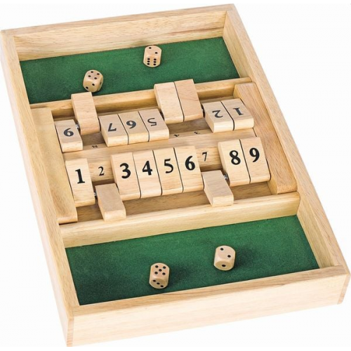 Goki 56897 - Doppelspiel Shut the box