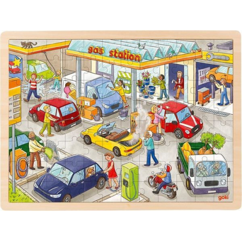 Einlegepuzzle Tankstelle, per St