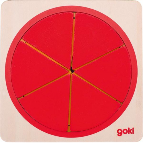 Goki 57737 - Schichtenpuzzle Kreis