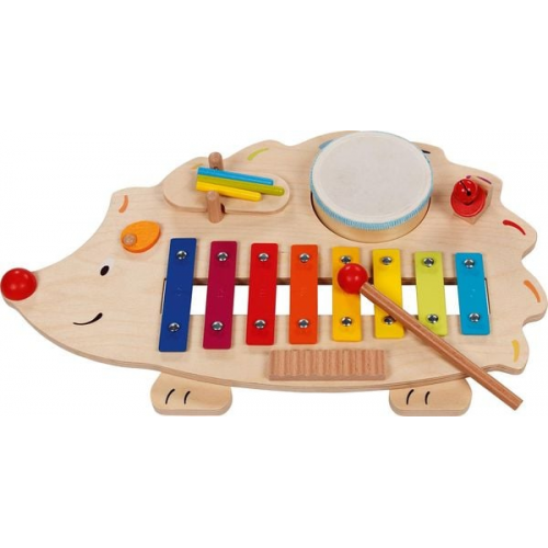 Goki 61883 - Musikstation Igel mit Notenheft